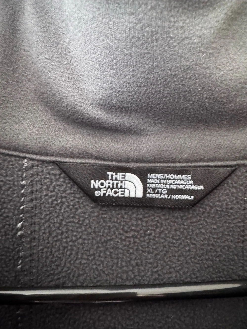 NEW The North Face Men's Heather Grey Full-Zip Softshell Jacket